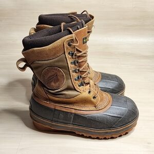 Lacrosse Ice King Shank Leather Insulated Winter Boots Men's Made In USA Size‎ 7